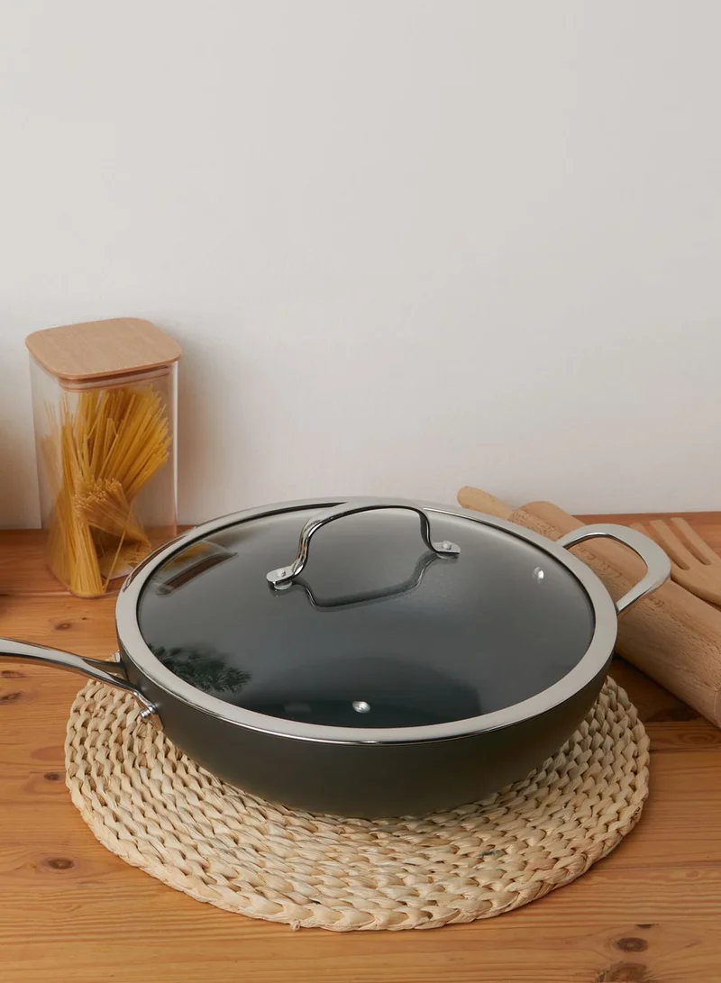 Marks & Spencer Chef Hard Anodised Wok 30Cm