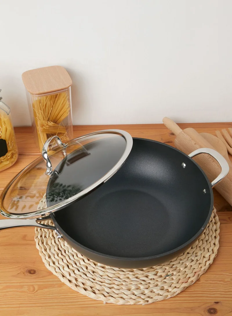 Marks & Spencer Chef Hard Anodised Wok 30Cm