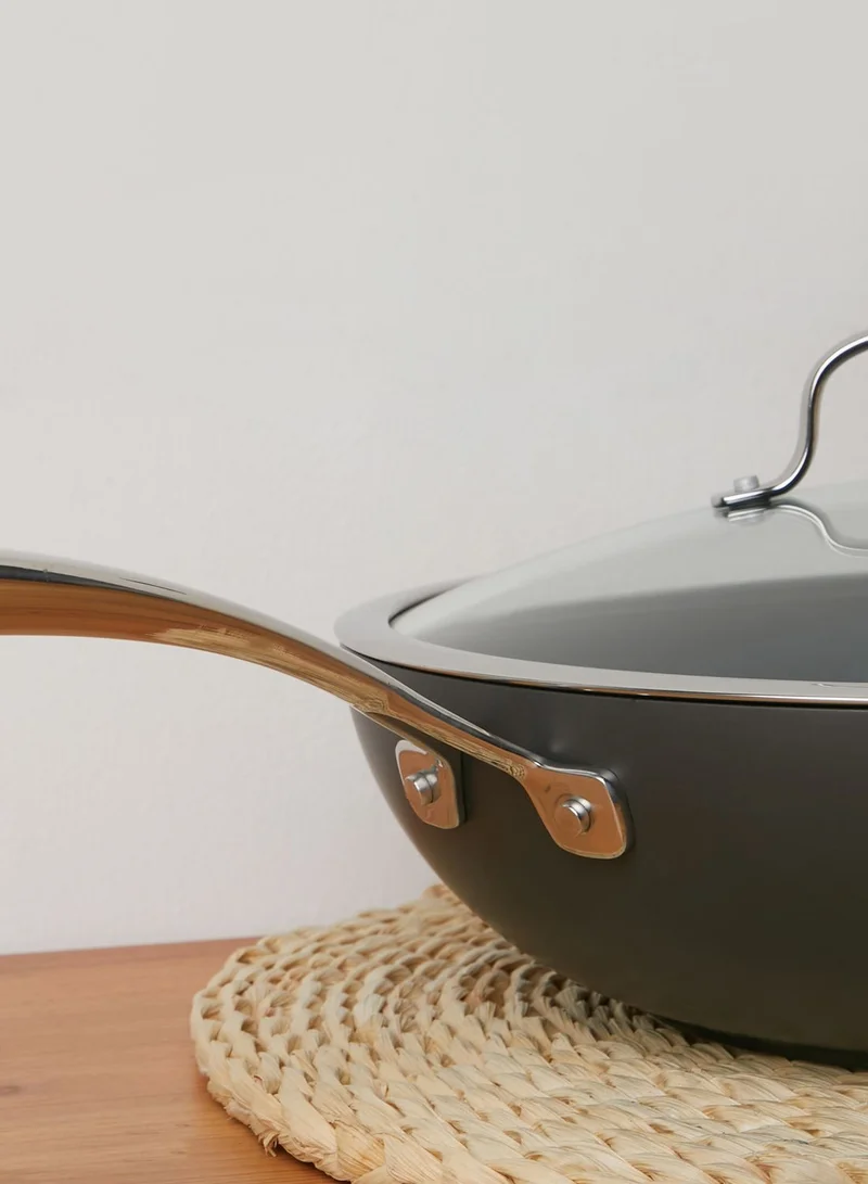 Marks & Spencer Chef Hard Anodised Wok 30Cm