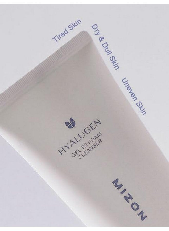 MIZON Hyalugen Gel To Foam Cleanser Hydrating And Hypoallergenic Face Wash For Dry Skin (100 Ml/3.38 Fl. Oz) - Image 3