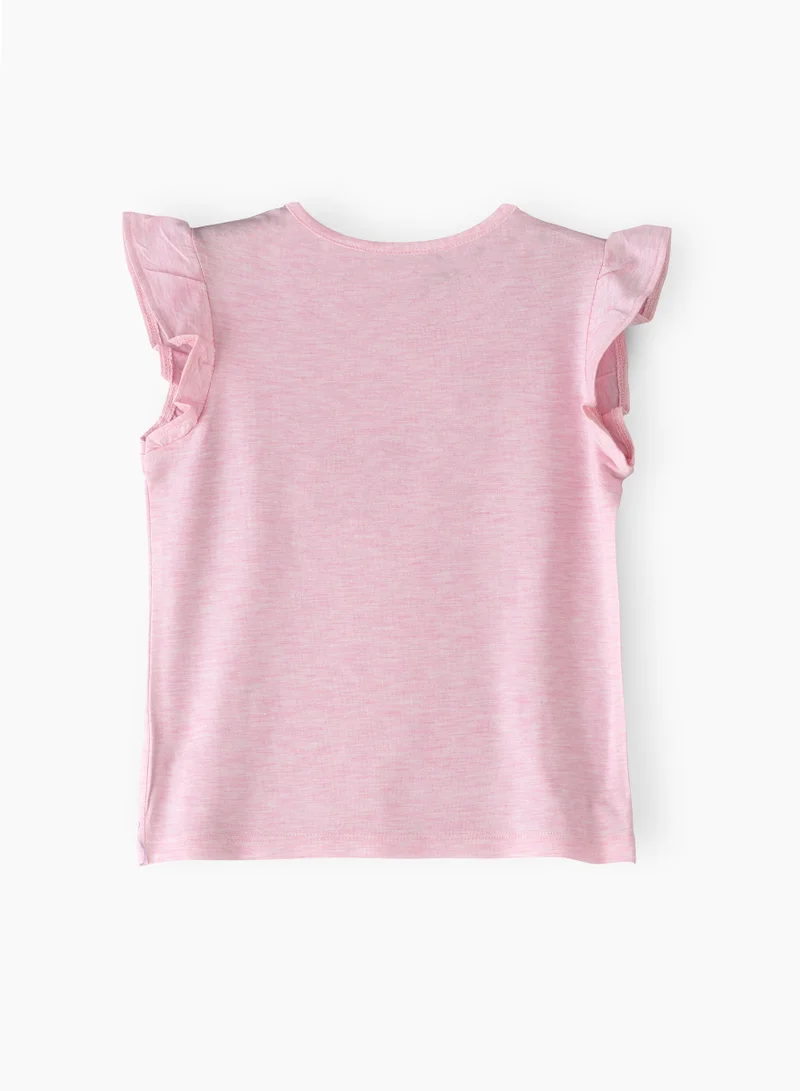 Jelliene Sunshine Squad: Girls' Comfy Cotton Tees Playful Prints & Summer Fun