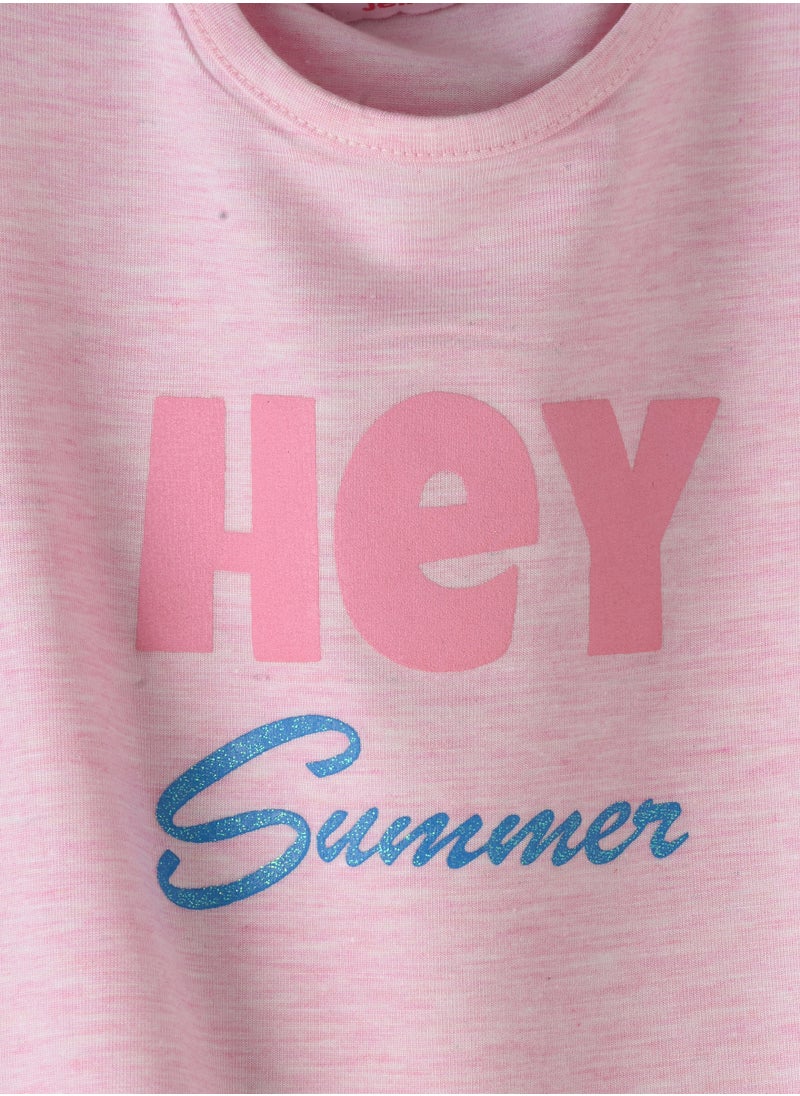 Jelliene Sunshine Squad: Girls' Comfy Cotton Tees Playful Prints & Summer Fun  - Image 3