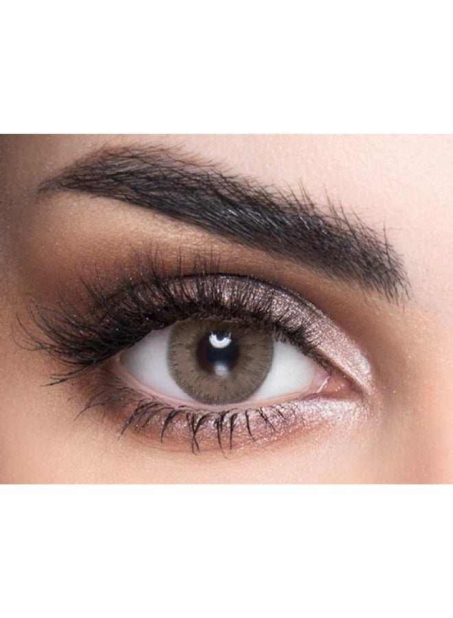 MyLens Light Brown Monthly Disposable Colored Contact Lenses Unisex Cosmetic Contact Lenses - Image 2