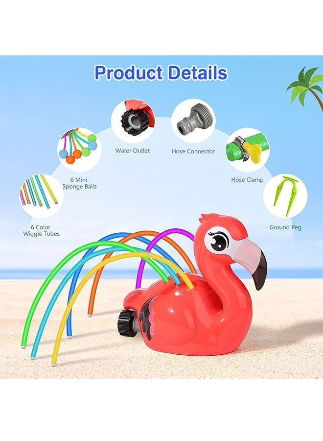 لعبة رش المياه الكرتونية الفاتنة، لعب المياه الدوارة درجة 360، مناسبة لألعاب الحديقة في الفناء الخلفي الصيفية، الأطفال في الهواء الطلق 'المرح، الأطفال' يوم هدية - Image 2