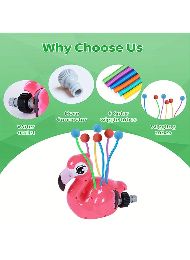 لعبة رش المياه الكرتونية الفاتنة، لعب المياه الدوارة درجة 360، مناسبة لألعاب الحديقة في الفناء الخلفي الصيفية، الأطفال في الهواء الطلق 'المرح، الأطفال' يوم هدية - Image 4