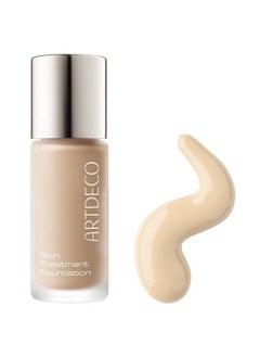ARTDECO ARTDECO Rich Treatment Foundation - Sunny Shell N°10 - Conceals Imperfections & Creates Flawless Complexion - Long-Lasting - Even & Velvety-Smooth Finish - Water-Resistant - Vegan Makeup - 0.67 Fl Oz  - Image 1