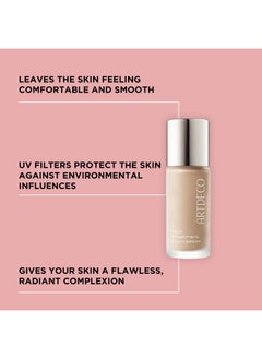ARTDECO ARTDECO Rich Treatment Foundation - Sunny Shell N°10 - Conceals Imperfections & Creates Flawless Complexion - Long-Lasting - Even & Velvety-Smooth Finish - Water-Resistant - Vegan Makeup - 0.67 Fl Oz  - Image 2