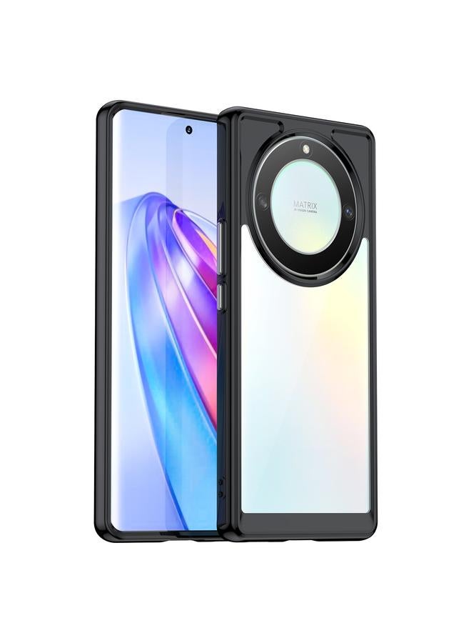 اس-توب جراب لهاتف Honor Magic5 Lite من سلسلة ملونة من الأكريليك + TPU - Image 1