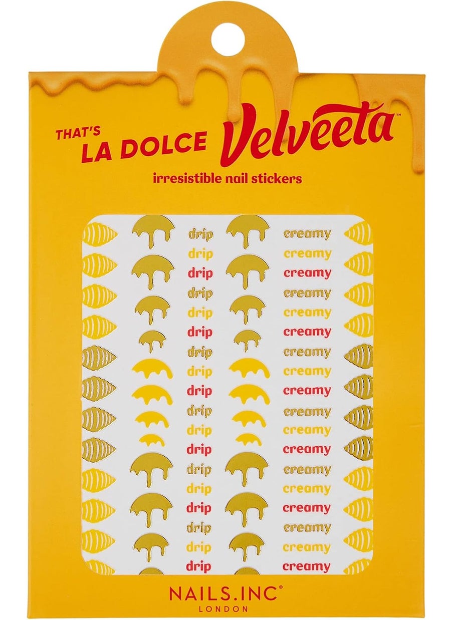 Nails Inc - Nails.INC x Velveeta That’s La Dolce Velveeta Irresistible Nail Stickers - Image 1