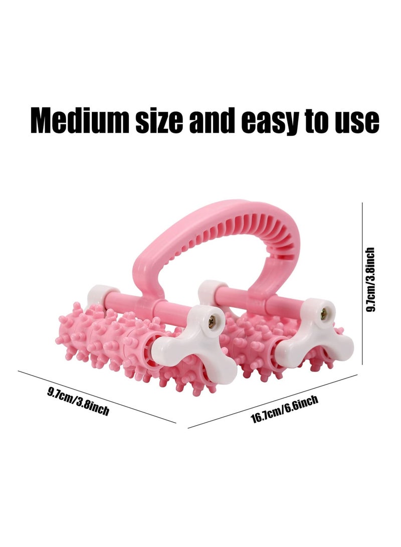 Zikra Muscle Massage Roller Blood-Flow Increaser Fascia and Anti Cellulite Roller Fat Blasting Release,Fascia Release and Cellulite Remover Mini Trigger Point Deep Tissue Myofascial Release Tool(Pink) - Image 2