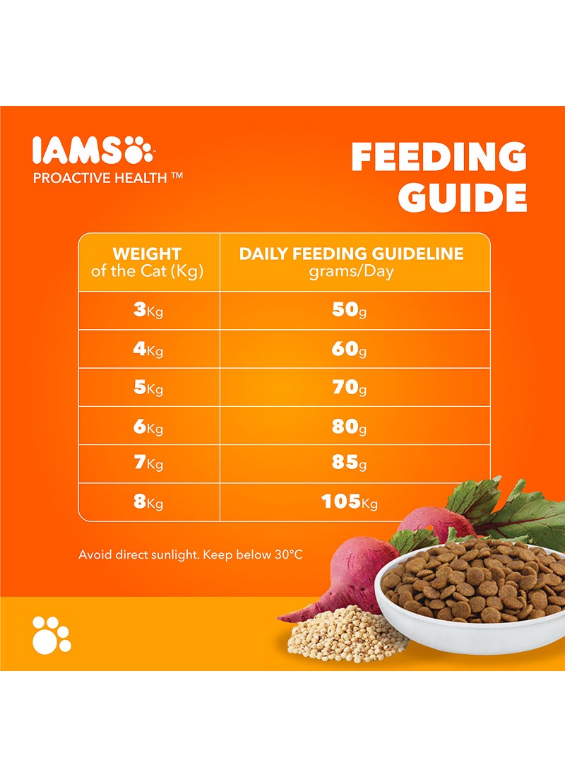 Iams Adult Dry Cat Food with Chicken 1kg - Image 4
