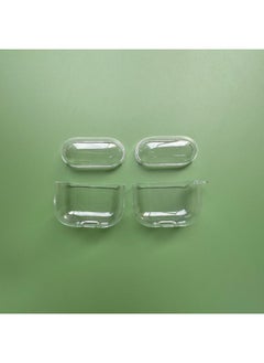 For Apple Airpods4 Bluetooth Protection PC Hard Shell Transparent Material Headset TPU Soft Set Factory-Color:Airpods 4 Hard Shell Material-noise Reduction Version-without Hanging Ears