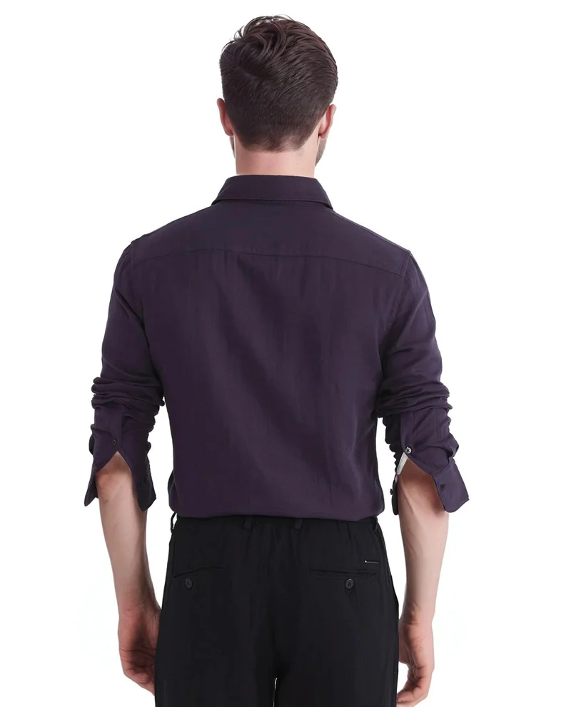 Rare Rabbit Men's Double Layer Cotton Shirt