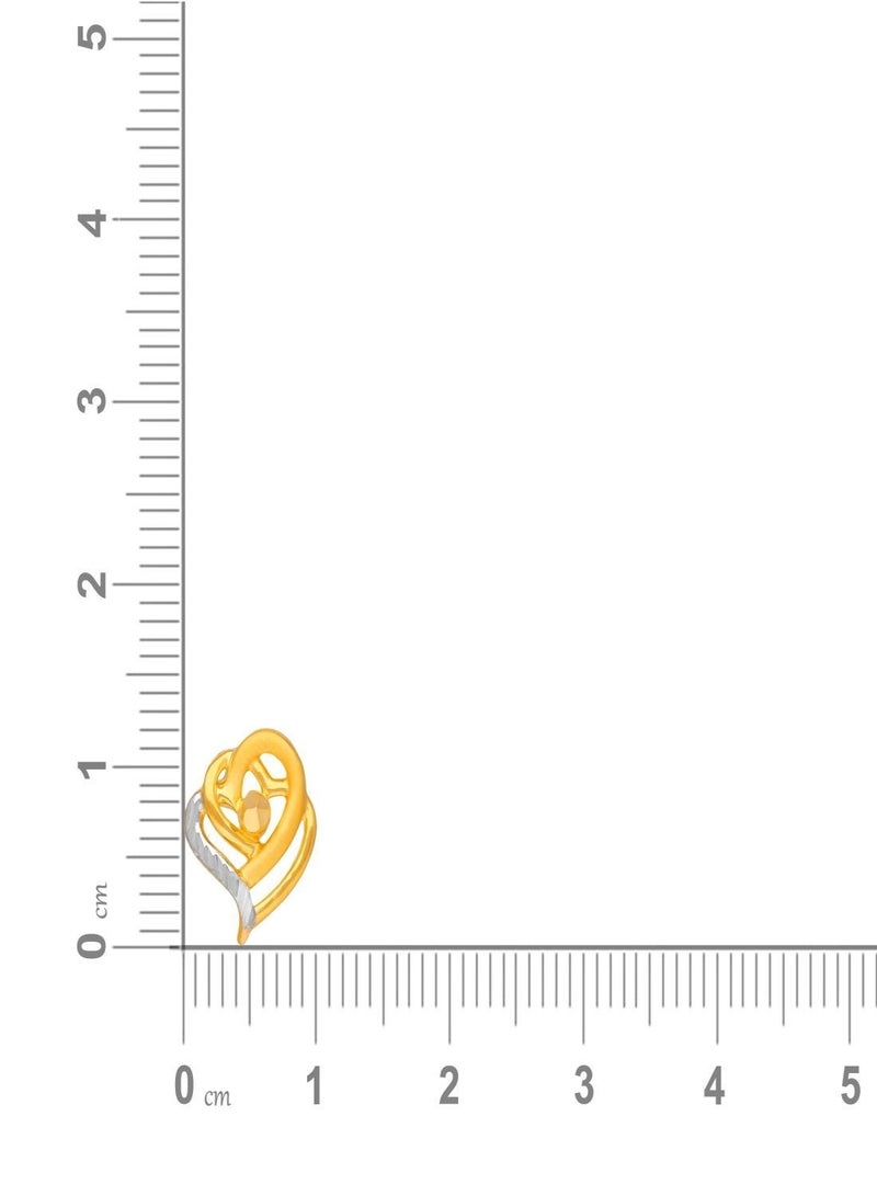 Malabar Gold and Diamonds 22 Karat 916 Purity Studs Style Screw Nut Earring for Women ERDZL22366 - Image 3