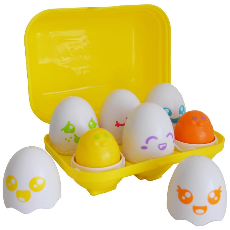 TOMY Toomies Hide Squeak Eggs Toddler Toys Matching and Sorting Games Toddler Sensory Toys for Hand Eye Coordination and Color Recognition Ages 6 Months and Up - Image 2
