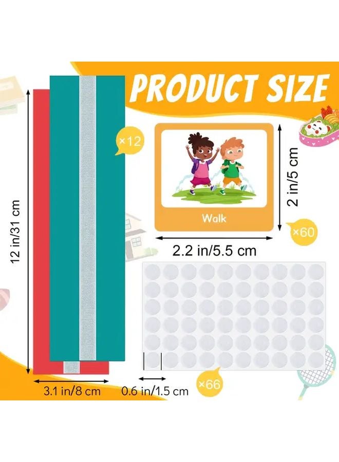 Visual Schedule Cards Set For Nonverbal Communication And Daily Planning 60 Cards - Image 5
