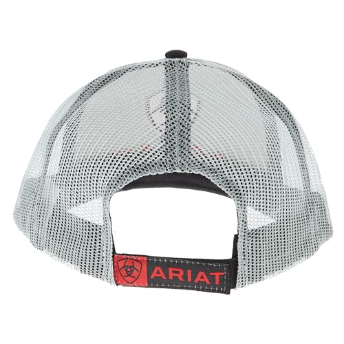 ARIAT Rumblin Logo Cap Black/Gray One Size - Image 4