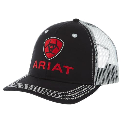 ARIAT Rumblin Logo Cap Black/Gray One Size - Image 1