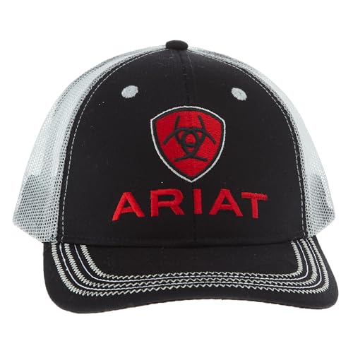 ARIAT Rumblin Logo Cap Black/Gray One Size - Image 2