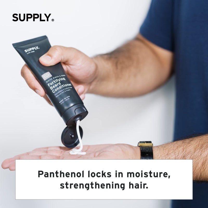 Supply Fortifying Beard Conditioner â€“ Fast-Absorbing, Plant-Based Formula to Soften, Strengthen & Nourish Beard and Skin â€“ Supports a Healthier, Softer Beard â€“ 3.4oz - Image 5