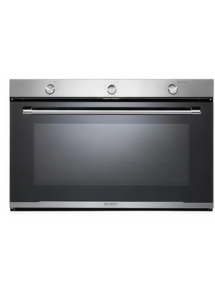 إلبا البا فرن بلت ان غاز 90 سم بالشواية والمروحة 118 لتر 140-G94 F