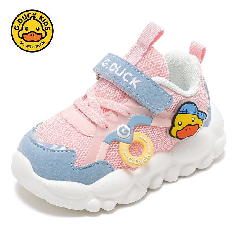 G.Duck Yellow Duck Children'S Shoes Baby Shoes Mesh Breathable Children'S Toddler Shoes Functional Shoes Soft Bottom Non-Slip - Image 1