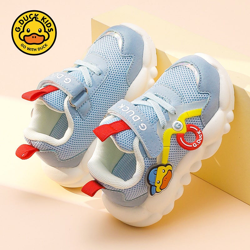G.Duck Yellow Duck Children'S Shoes Baby Shoes Mesh Breathable Children'S Toddler Shoes Functional Shoes Soft Bottom Non-Slip - Image 3
