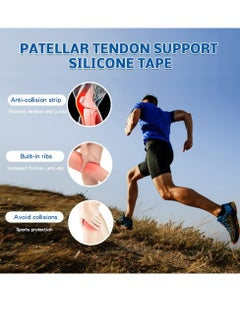 Generic 2 Pack Knee Strap Patella Tendon Support, Knee Tendonitis Strap, Silicone Patella Knee Strap, Patella Tendon Strap for Jumper Running, Basketball, Soccer, Tennis, Squats Men Women  - Image 5