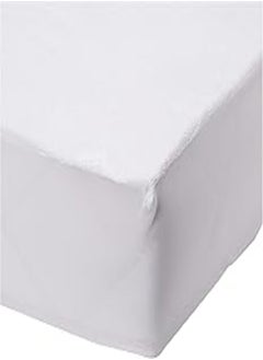 iBed Home IBed home Waterproof Cotton Single Terry Mattress Protector, White, 90 x 200 cm + 30 
