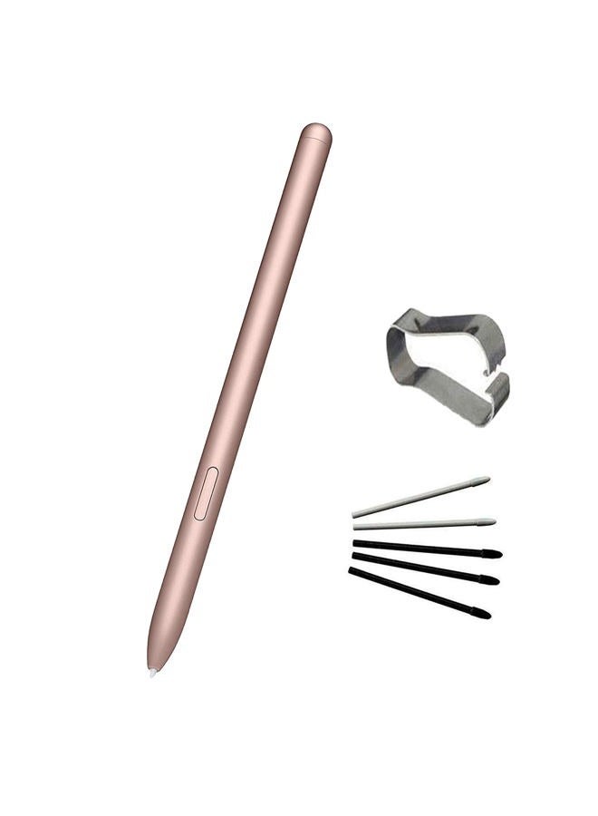CaoXiong قلم استبدال Galaxy Tab S7 لجهاز Samsung Galaxy Tab S7 و Tab S7+ Plus و Tab S7 FE و S8 و S8+ و S8 Ultra S Pen + نصائح/رؤوس (قلم ذهبي) - Image 1