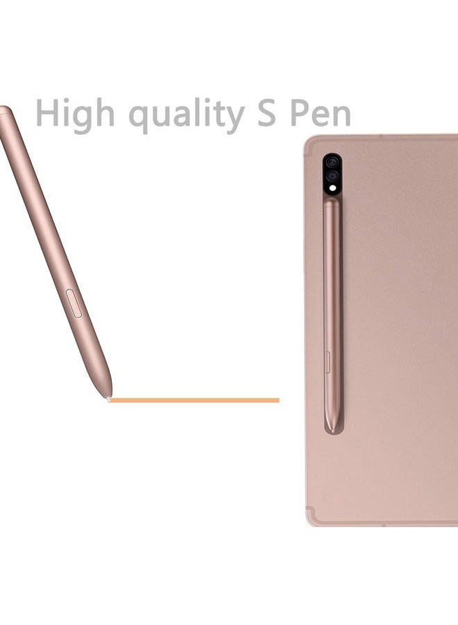 CaoXiong قلم استبدال Galaxy Tab S7 لجهاز Samsung Galaxy Tab S7 و Tab S7+ Plus و Tab S7 FE و S8 و S8+ و S8 Ultra S Pen + نصائح/رؤوس (قلم ذهبي) - Image 4