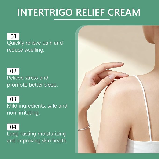 STRBOXONG Skin Fold Comfort Cream for Skin Folds  Cutis Ridge Care Cream  Anti-Friction Gel for Derma Tucks, Soothe Irritated Hide, Professional Chafing Support with Zinc Oxide, Lightweight (3 boxes) - Image 2