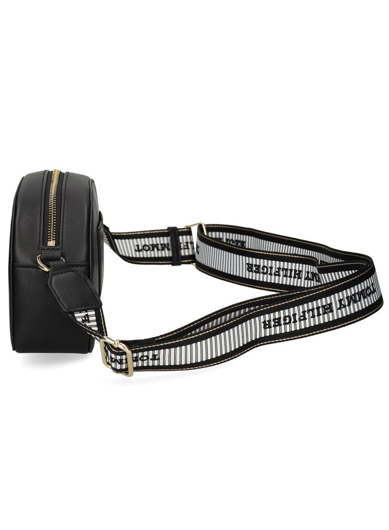 Tommy Icons Tommy Hilfiger Black Women Cross Body Bag Aw0Aw16679 - Image 4