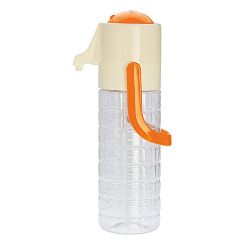 SCL Steelo Steelo Jaldhara Multipurpose Plastic Jug Suitable for All Fridge Sizes, Ideal for Use Water Jug, Milk jug, Juice Jug, 1200 ml, Orange & Beige, Standard - Image 1