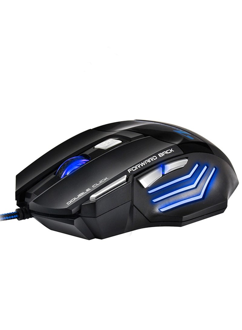 Datazone Wired Gaming Mouse in Black with RGB Lighting and Sleek Design. - Image 4