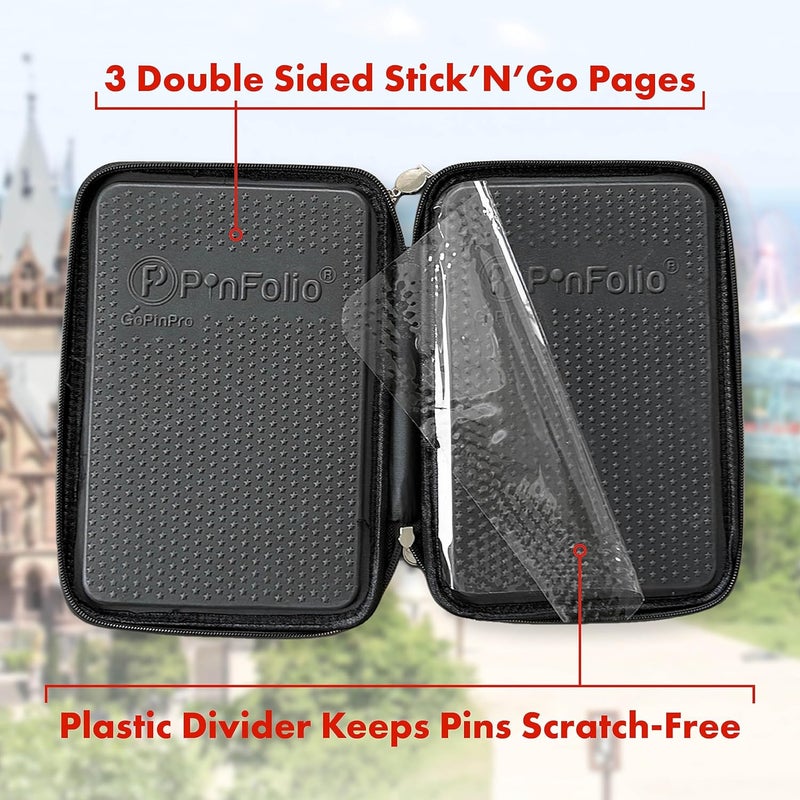 PinFolio Store Show Pin Display Bag, Lightweight Pin Book Designed for Storage & Easy Trading Up to 150 1-Inch Enamel Pins - Image 3
