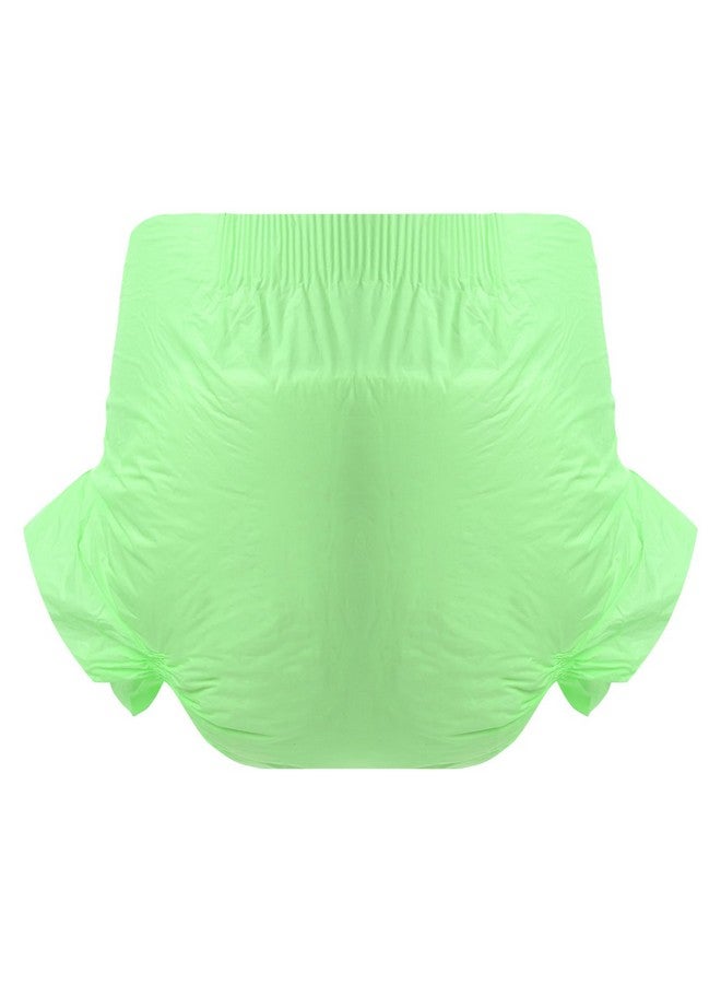 CutiePlusU Disposable Adult Diaper Heavy Absorption Dry Surface Adult Diapers All Night- Green 10 Pieces (Large 37"-47") - Image 2
