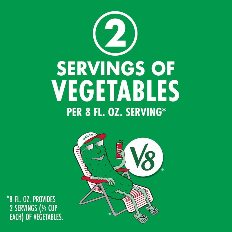 V8 Grillo's Pickles Dill Pickle Bloody Mary Mix - 6 Pack of 8 fl oz Cans - Image 3