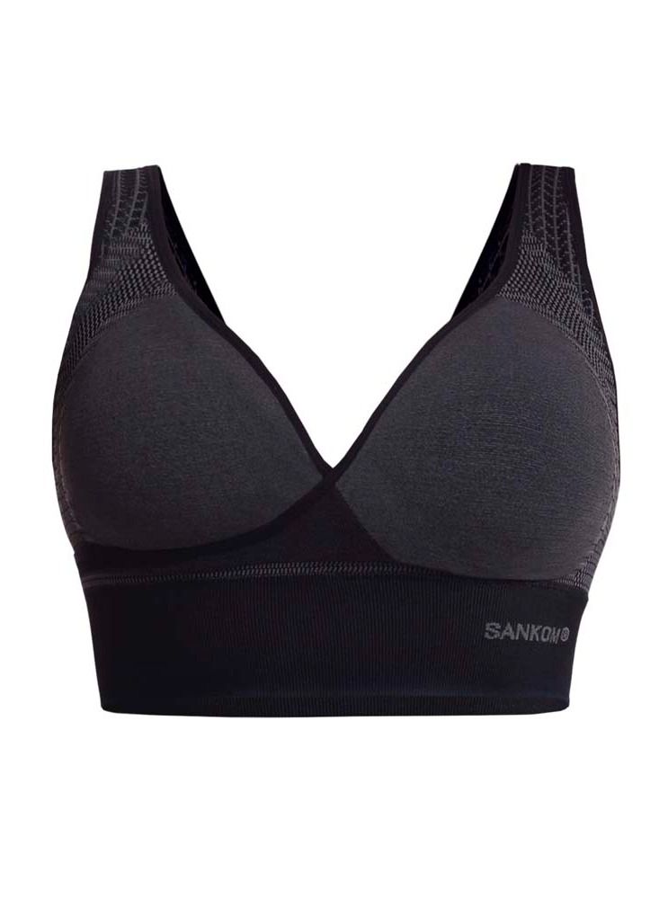 Sankom - Patent Classic Bra For Back Support, Black M/L - Image 1