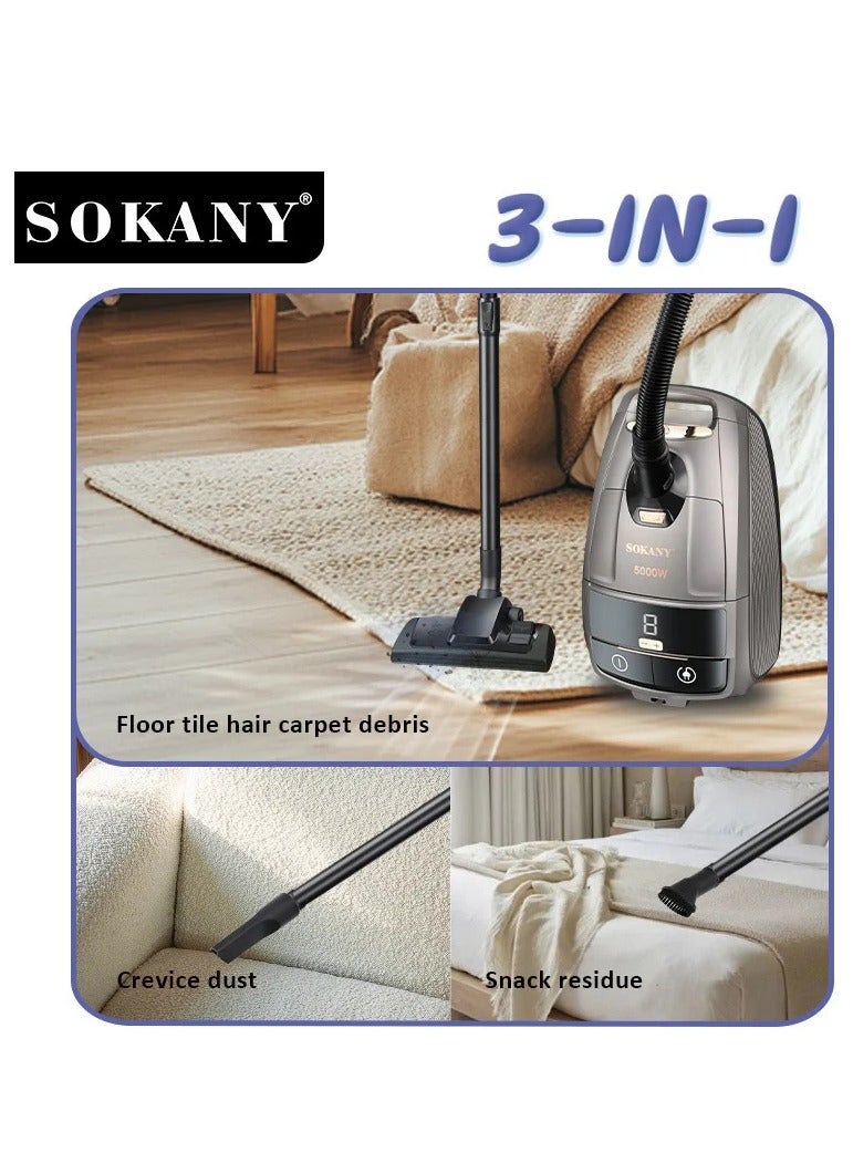سوكاني SK-13060 مكنسه كهربائيه ديجيتال 3*1 5لتر 5000وات  - Image 3