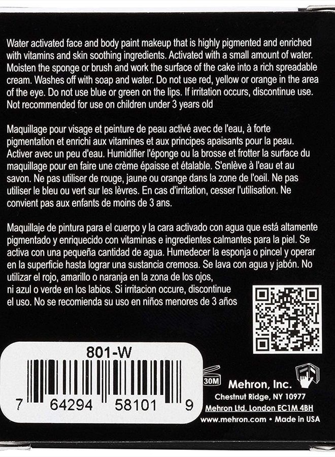 mehron Makeup Paradise Makeup AQ Refill Size | Perfect for Stage & Screen Performance, Face & Body Painting, Beauty, Cosplay, and Halloween | Water Activated Face Paint, Body Paint, Cosplay Makeup .25 - Image 4