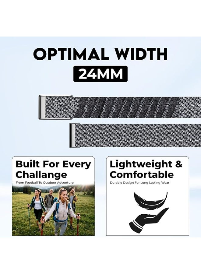 TEMPO Ultra-Soft Nylon Sport Replacement Band for WHOOP 5.0 One & Peak Wearable Health, Fitness & Activity Tracker | Breathable, Durable & Secure Fit Strap and Adjustable Wristband Replacement Strap with U Shaped Connector Easy to Use and Perfect for Every Occasion | NOT for Gen 4 - Image 2