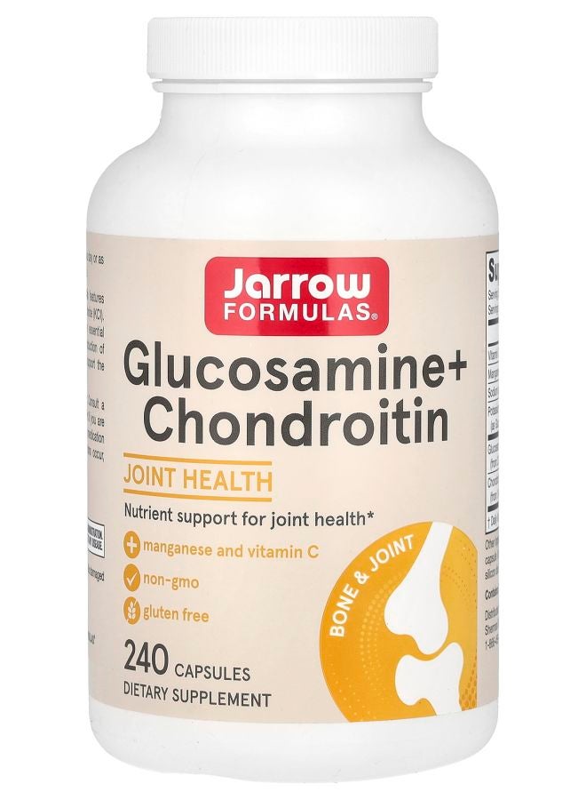jarrow formulas Glucosamine + Chondroitin 240 Capsules