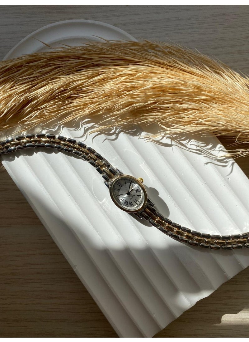 QUARTZ Bs Still Vintage Women's Wristwatch Retro Minimal Bead Model 1 Piece  - Image 1