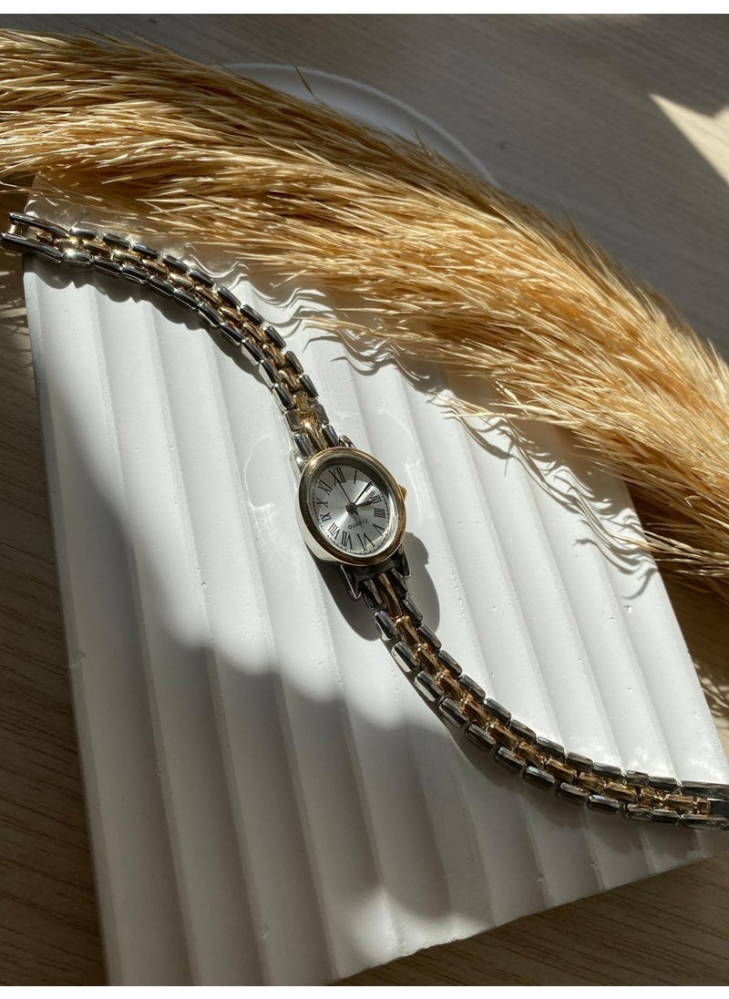 QUARTZ Bs Still Vintage Women's Wristwatch Retro Minimal Bead Model 1 Piece  - Image 5
