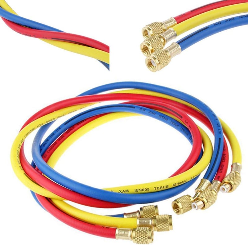 ANTFEES 72" Refrigerant Charging Hose Set - Image 5