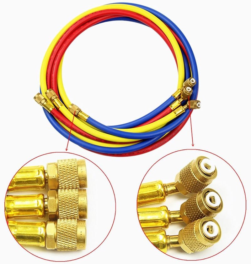 ANTFEES 72" Refrigerant Charging Hose Set - Image 2