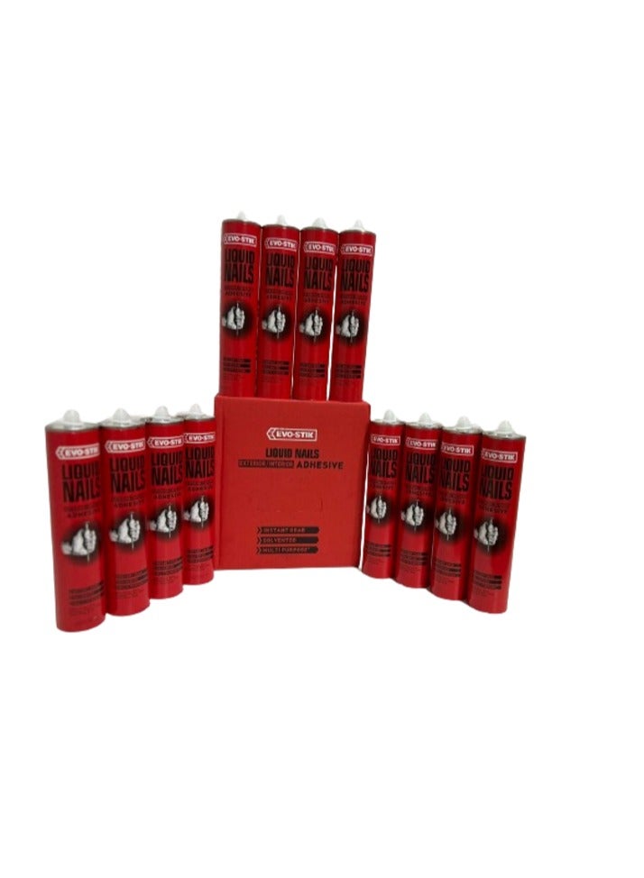 EVO-STIK Liquid Nail Interior And Exterior Solvent Adhesive (Pack of 12) - Image 3