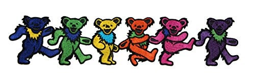 C&D Visionary Application Grateful Dead Dancing Bears 3x8 Patch Novelty Multicolor, Large - Image 4