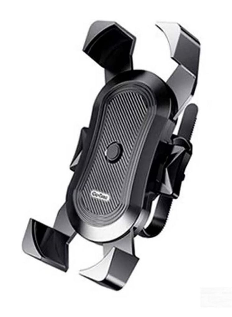 Go-Des GD-HD709 Bicycle Vehicle, Motorcycle Phone Holder, Compatible For 4.7-6.5 Inch Mobile Screen, 360 Degree Rotation Black - Image 1